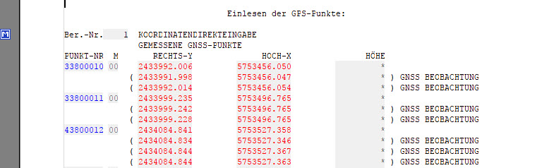 GNSS-Beobachtungen